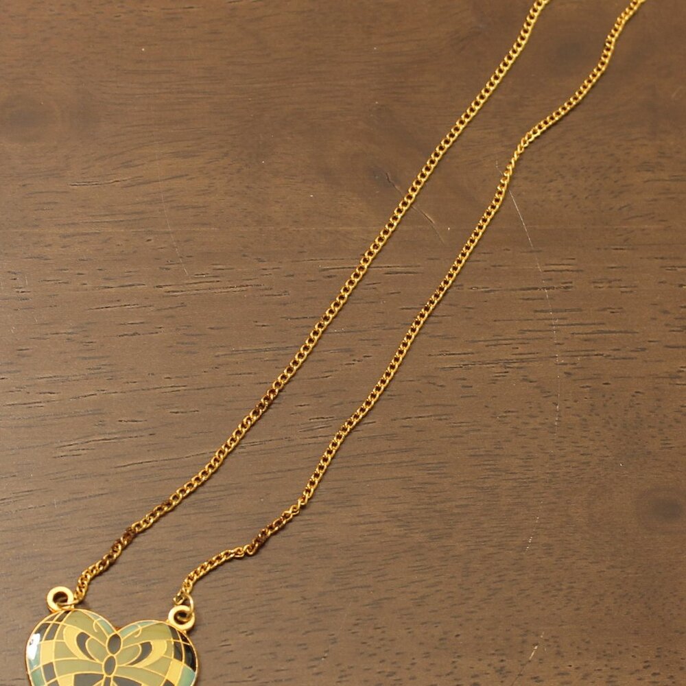 Heart Necklace costume vintage jewelry  Vintage Lot P2